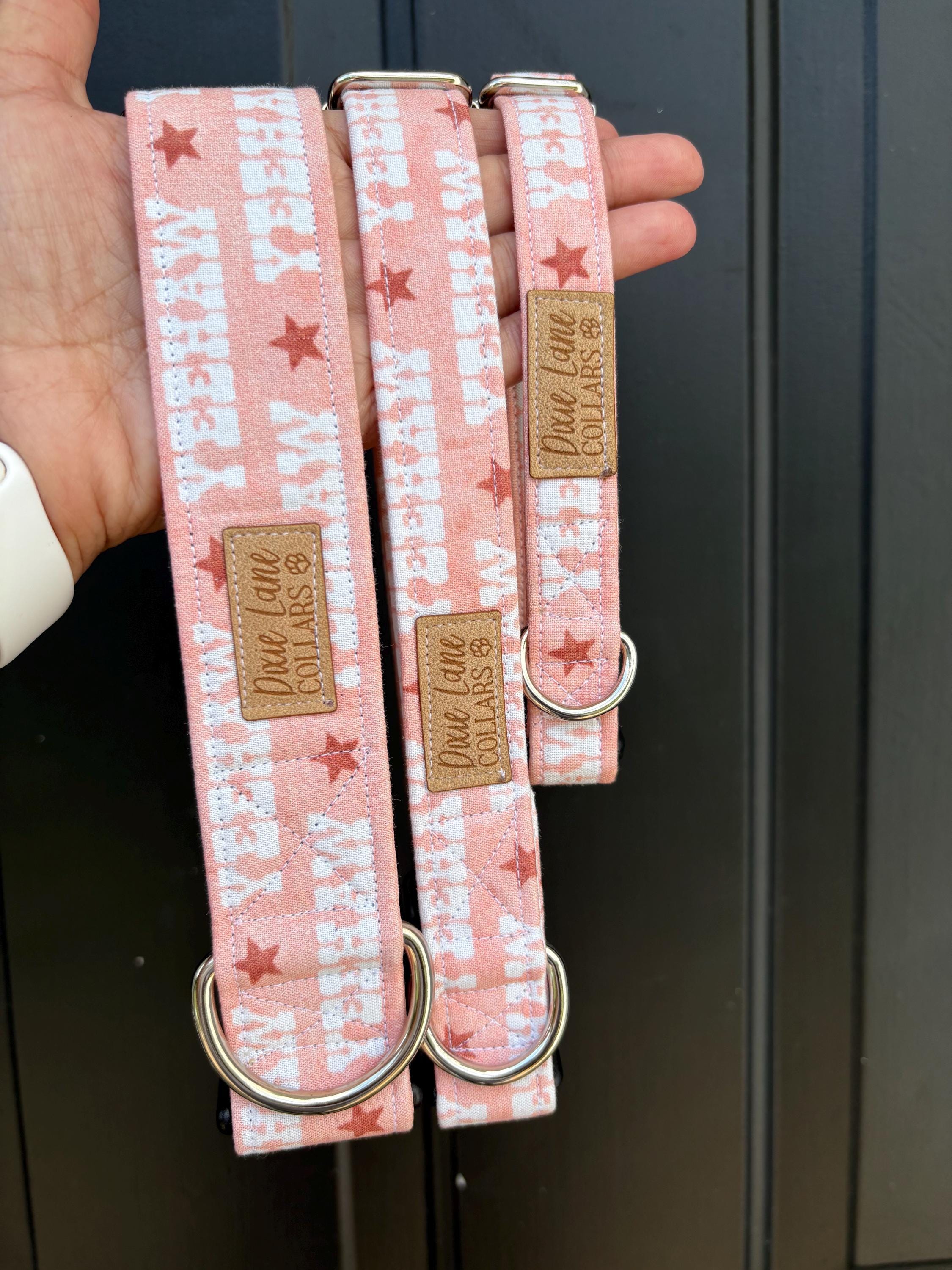 Pink Yeehaw Dog Collar
