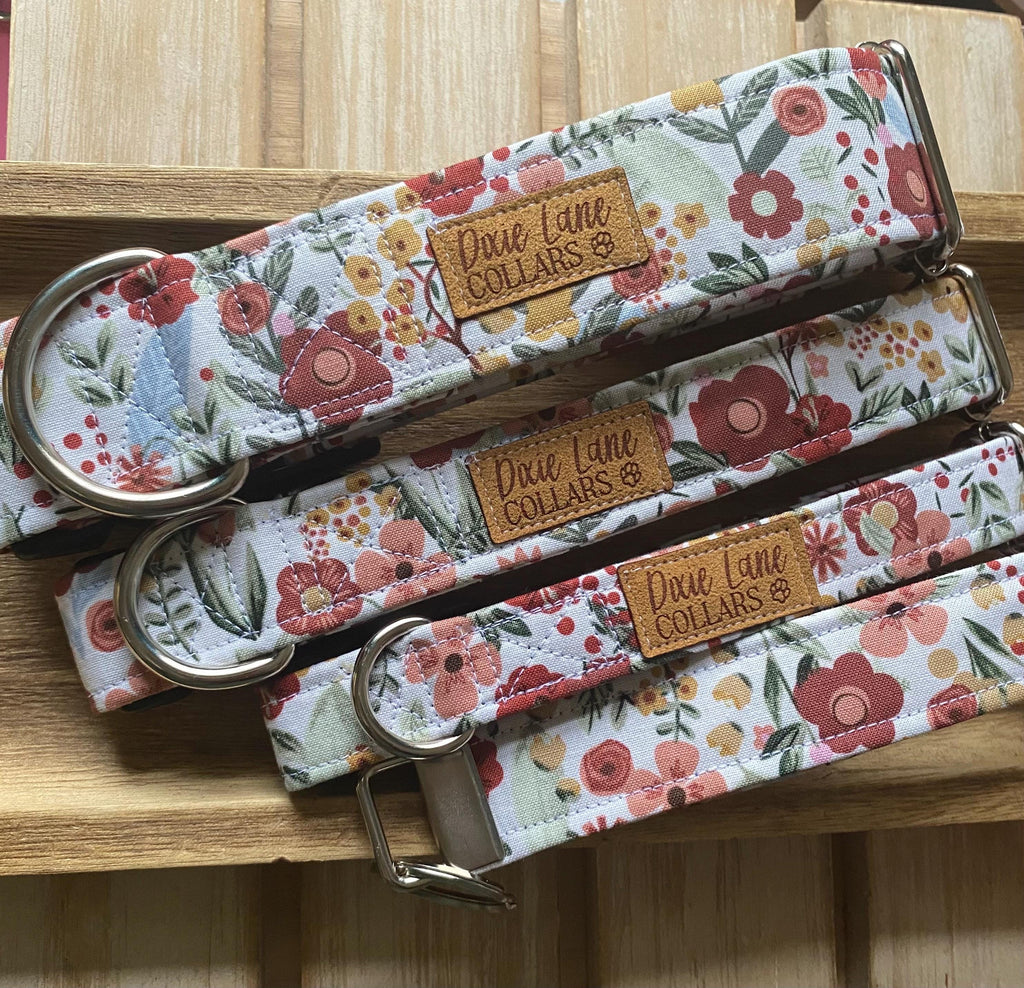 Earthy Botanical Dog Collar
