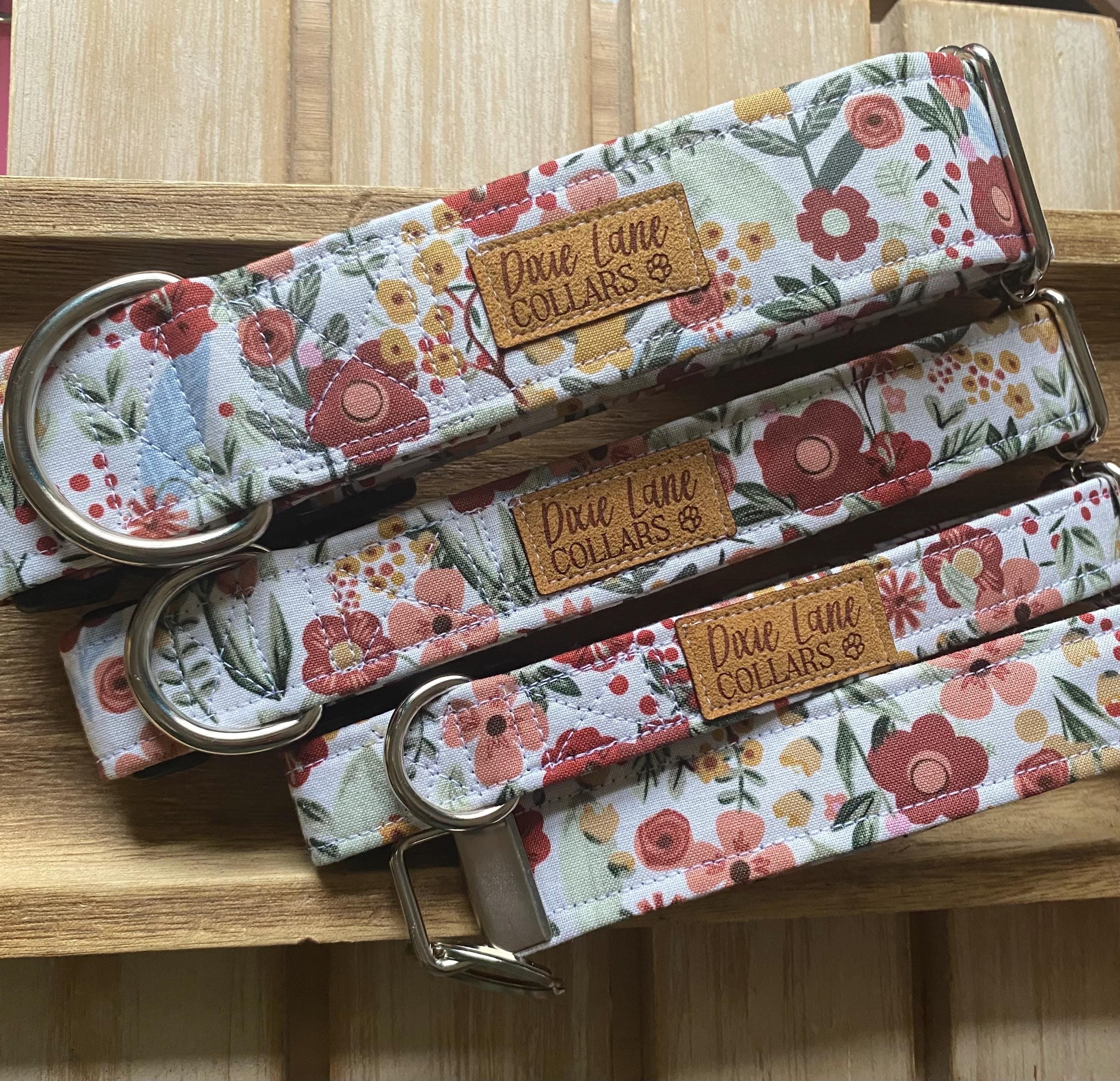 Earthy Botanical Dog Collar