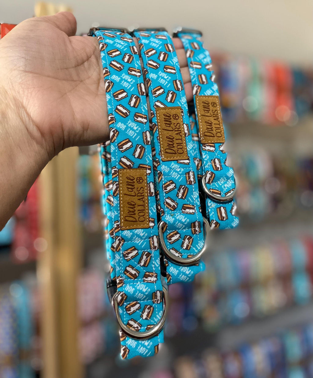 I Love You S’more Valentine Dog Collar