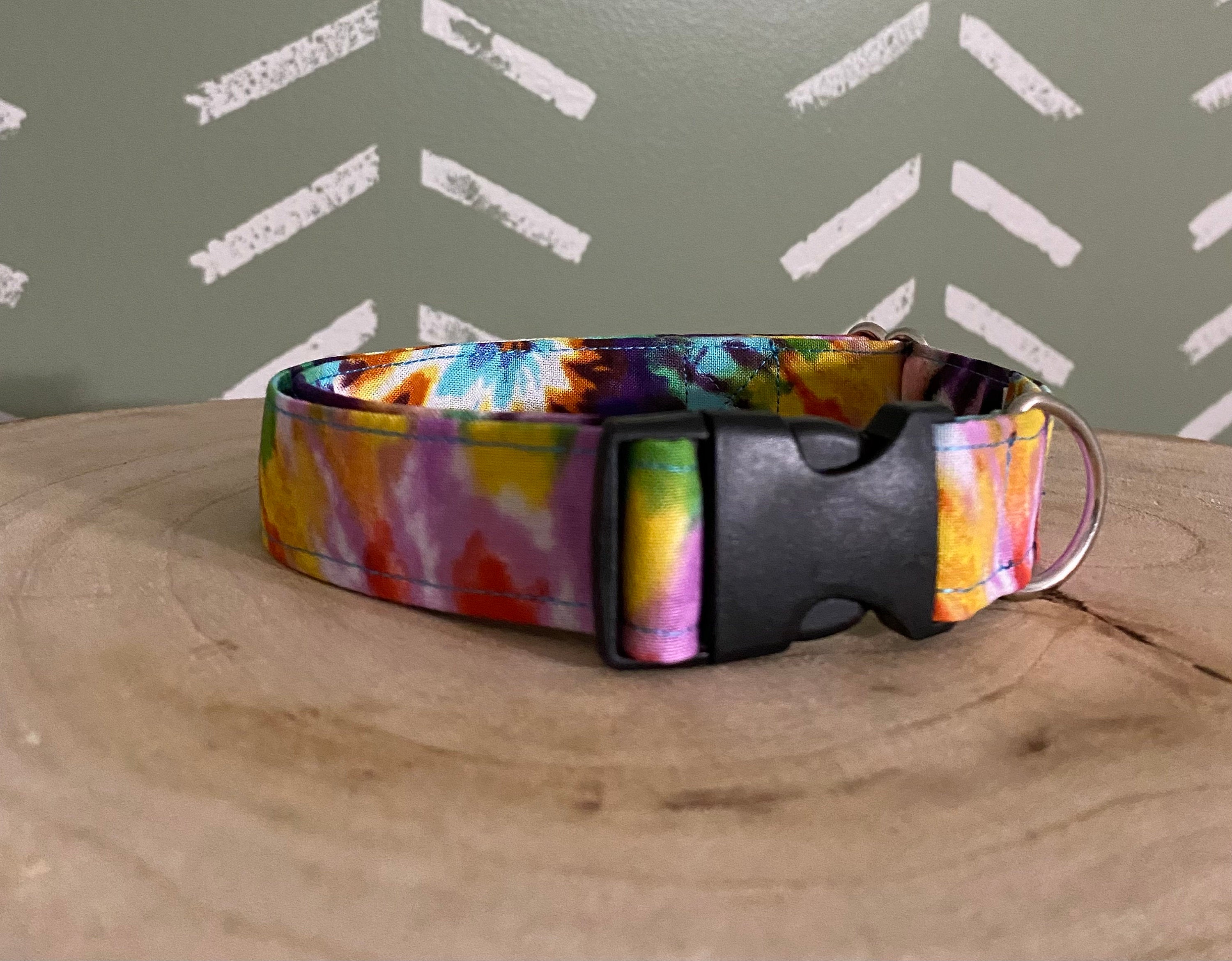 Tie Dye Dog Collar