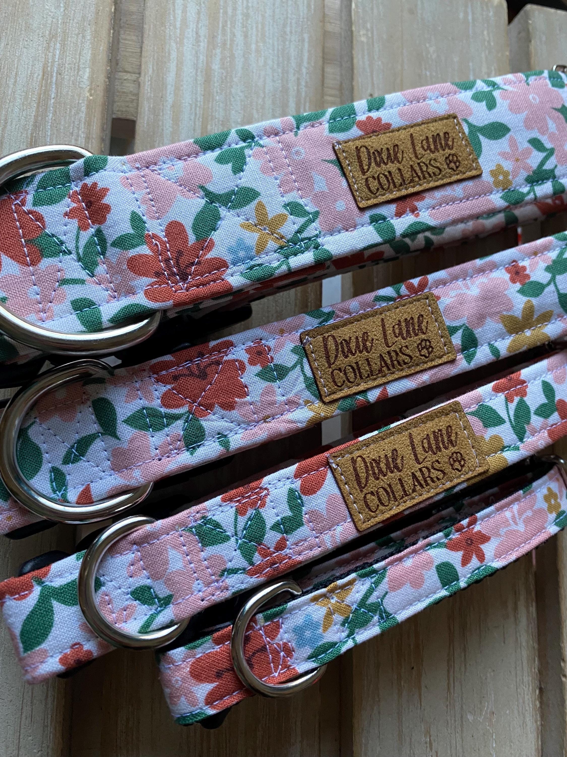 Cottage Floral Dog Collar