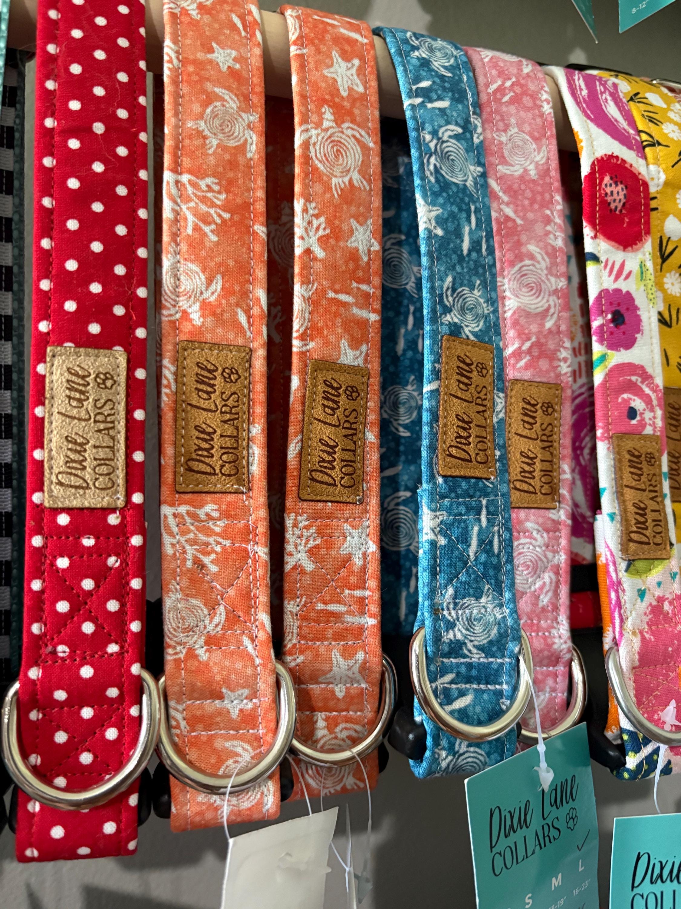 Sea Turtles on Blue Dog Collar
