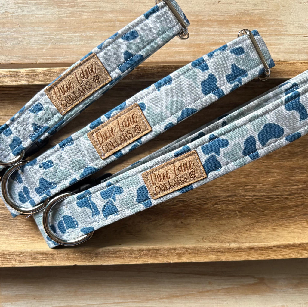 Blue Duck Camo Marsh Dog Collar