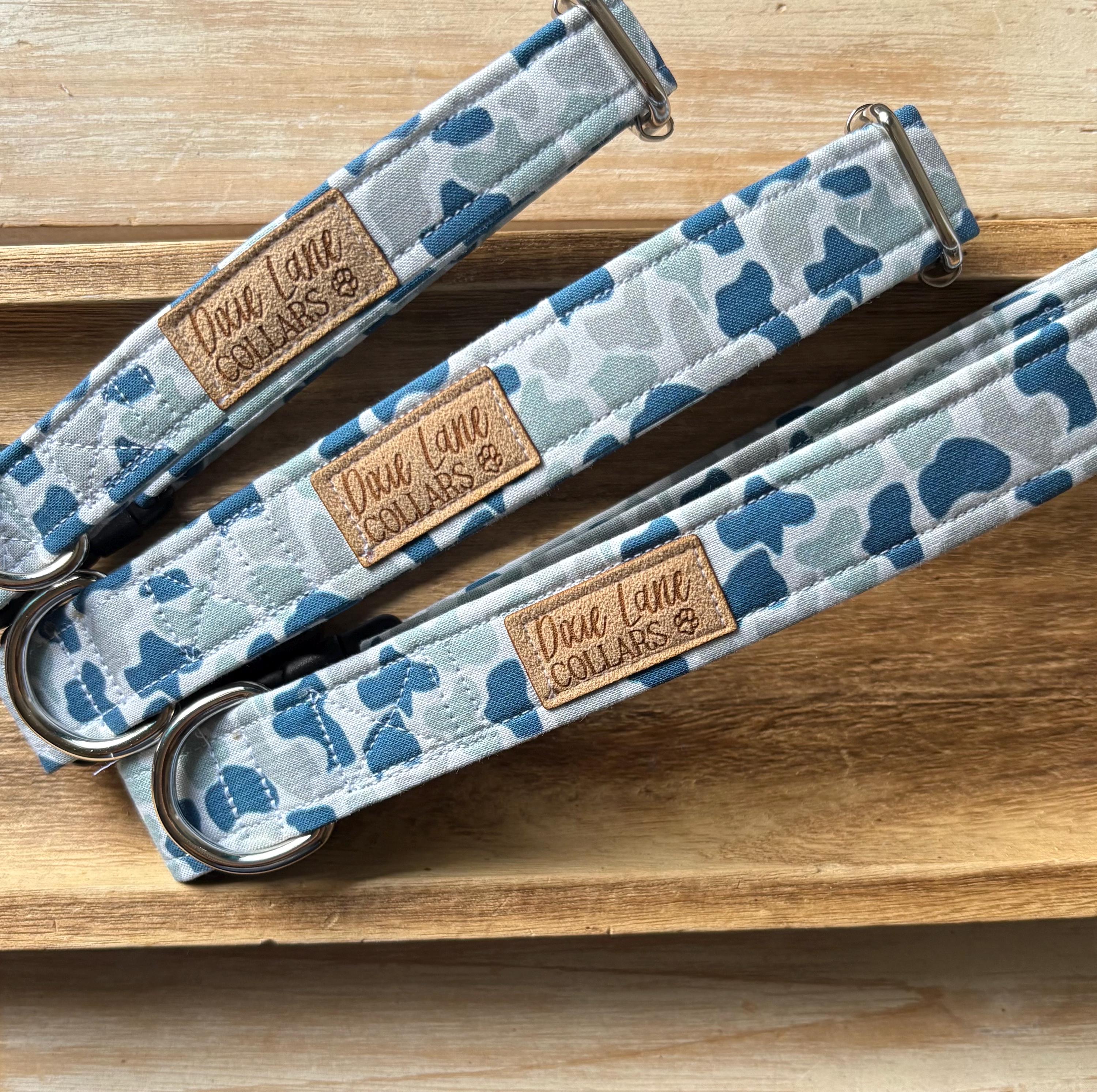 Blue Duck Camo Marsh Dog Collar