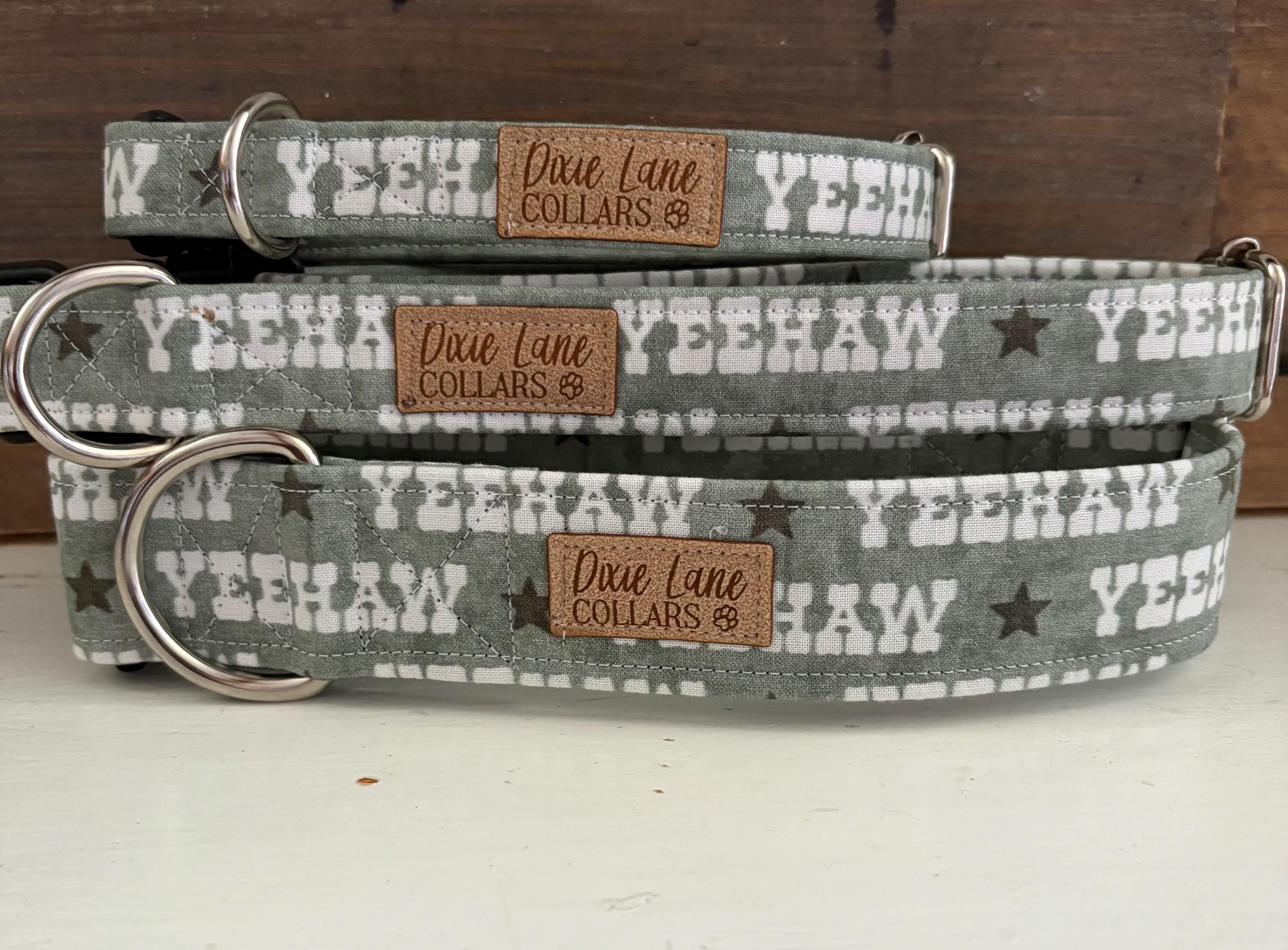 Green Yeehaw Dog Collar