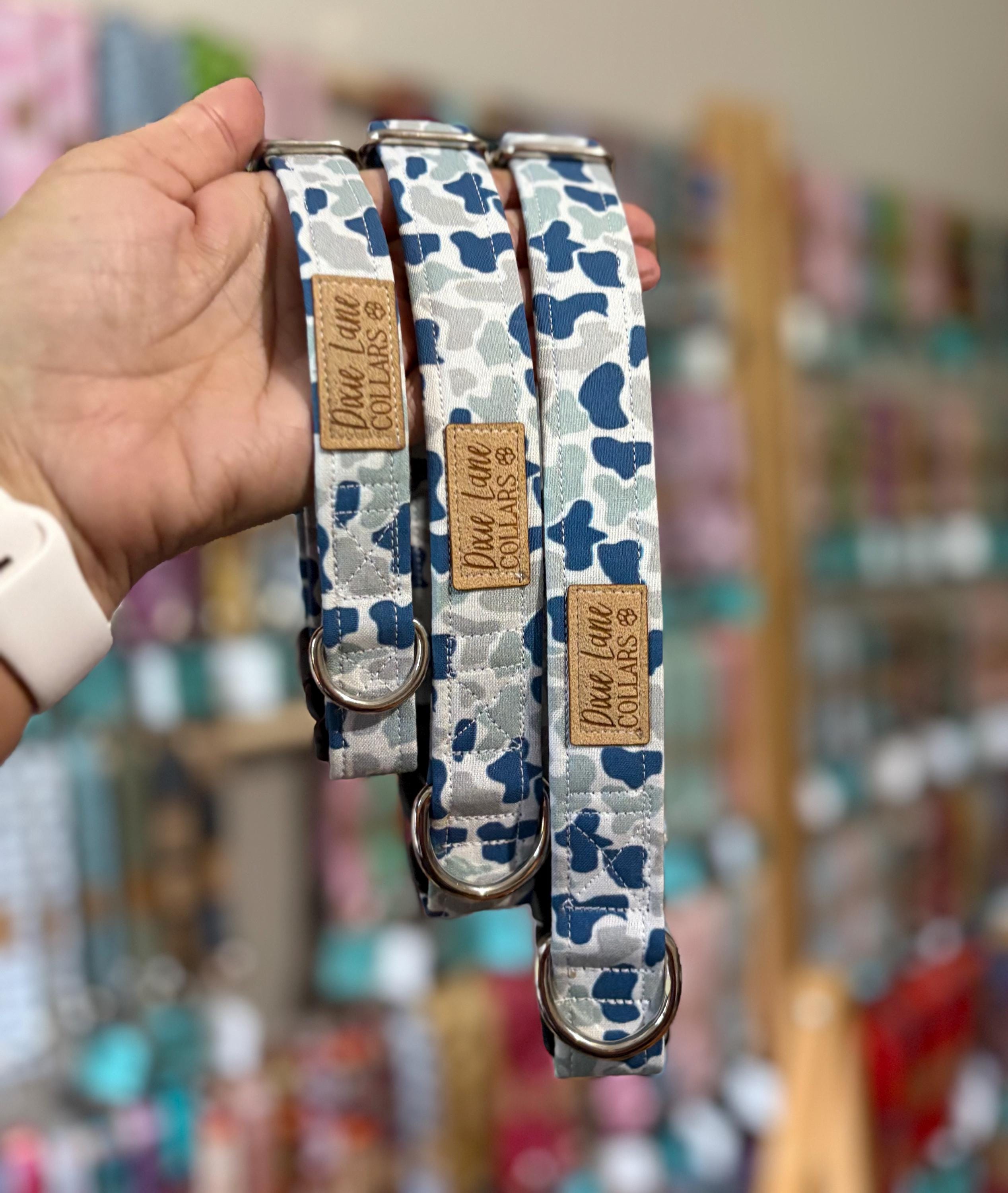 Blue Duck Camo Marsh Dog Collar