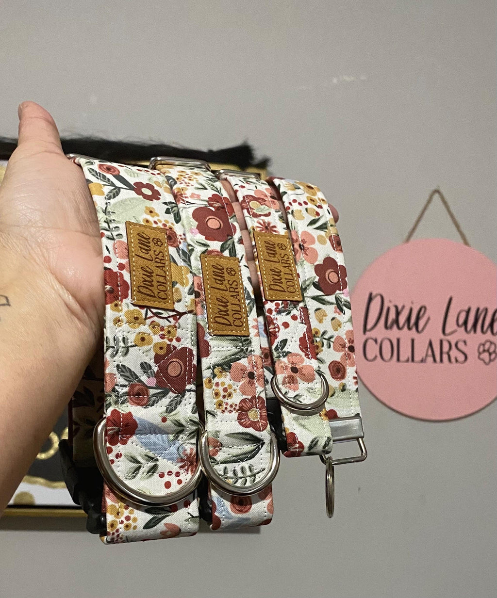 Earthy Botanical Dog Collar
