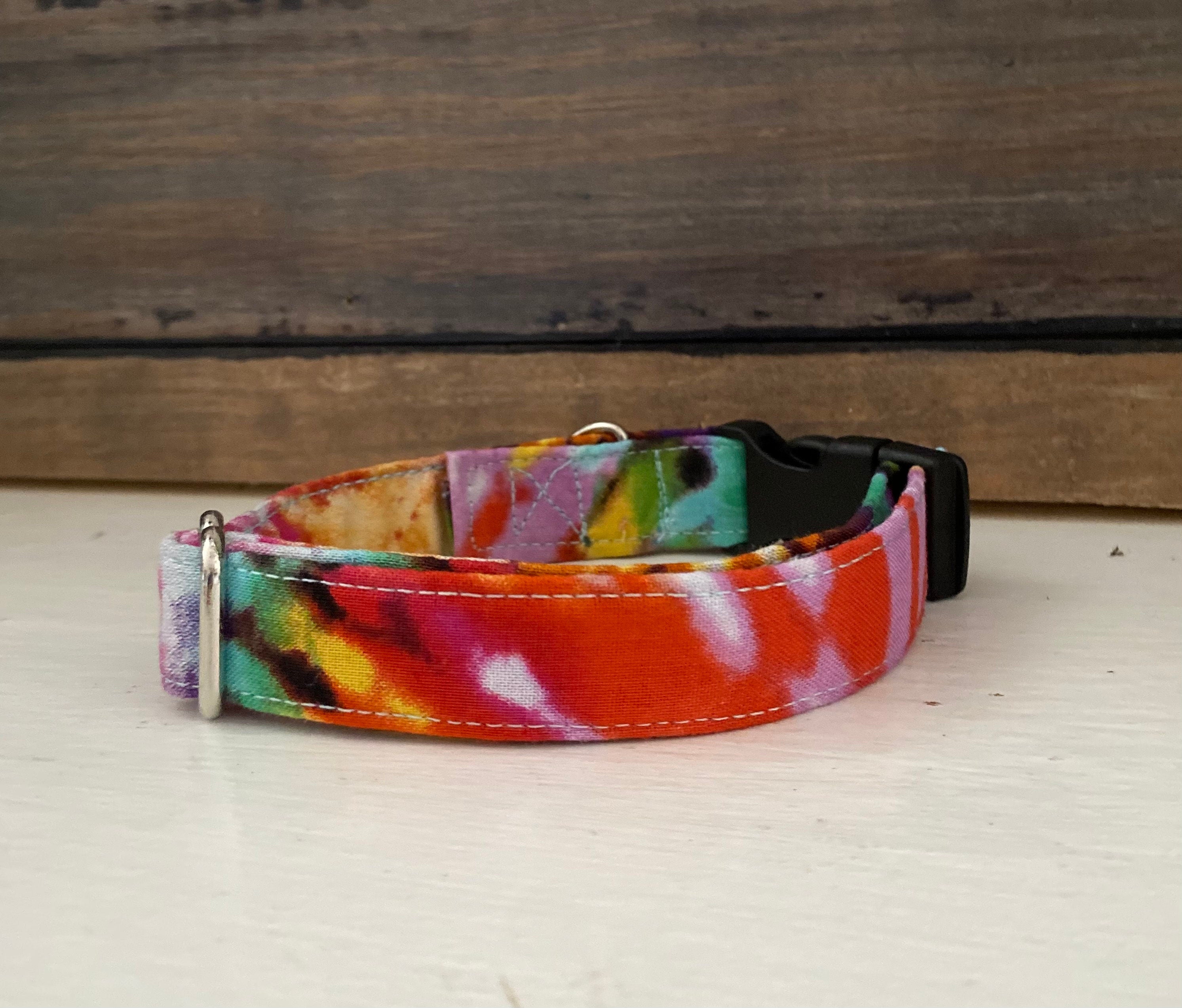 Tie Dye Dog Collar
