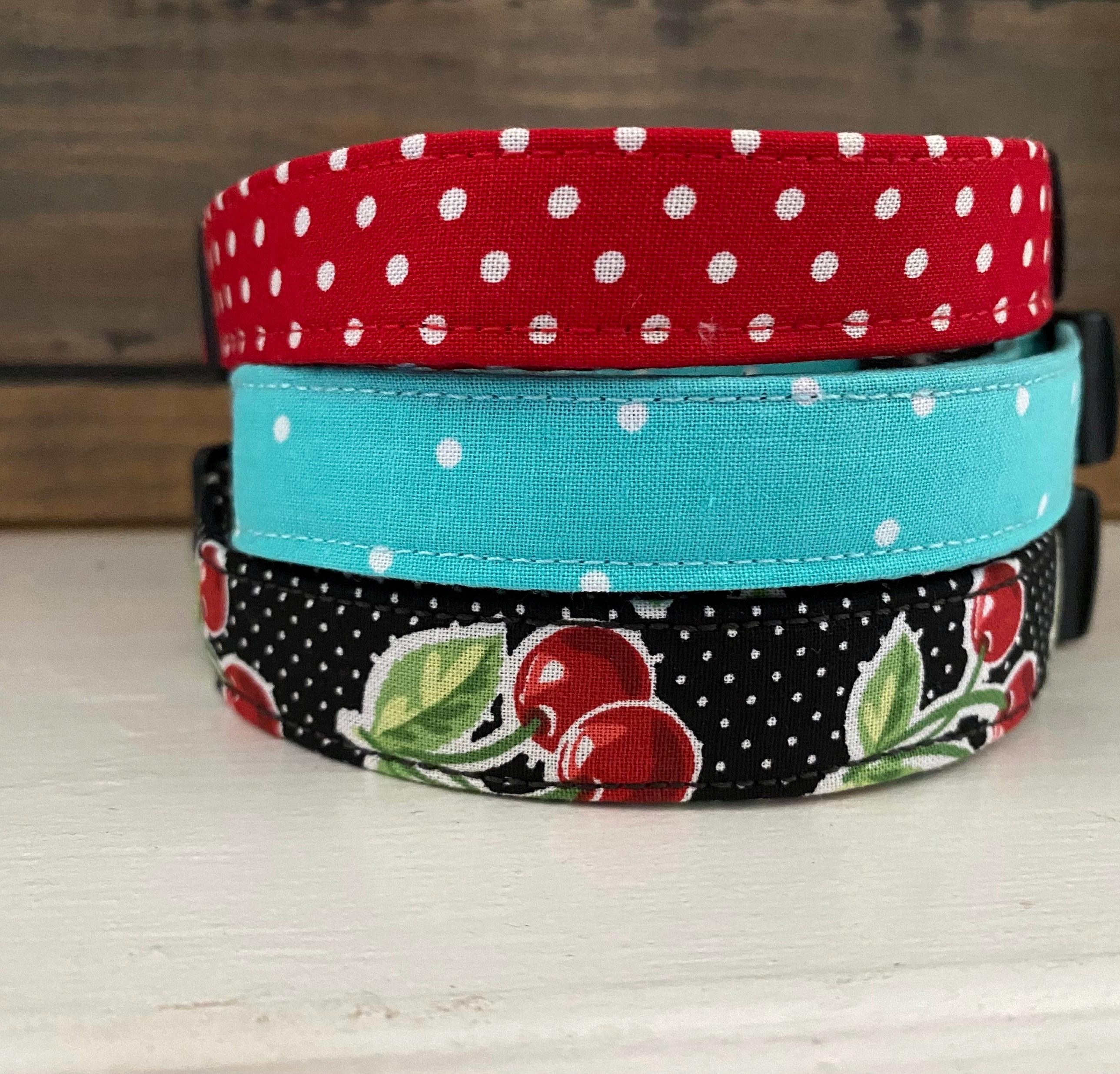 Red Polka Dot Dog Collar