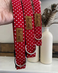 Red Polka Dot Dog Collar
