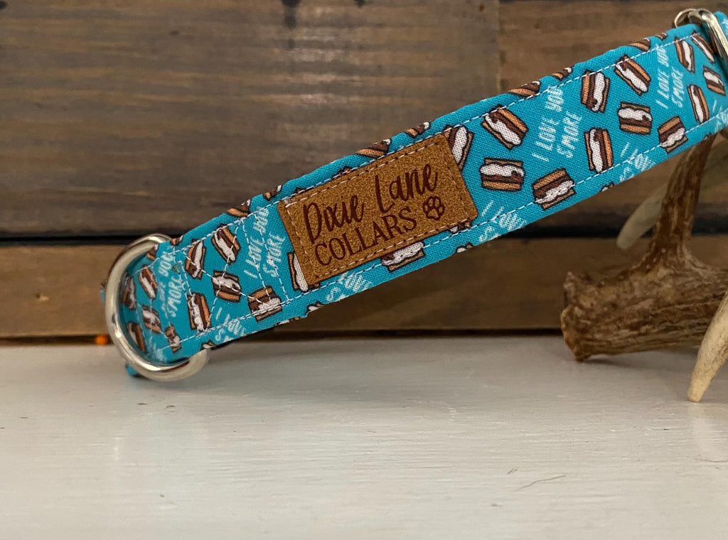 I Love You S’more Valentine Dog Collar