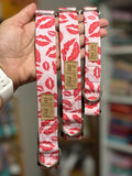 Lipstick Kisses Dog Collar