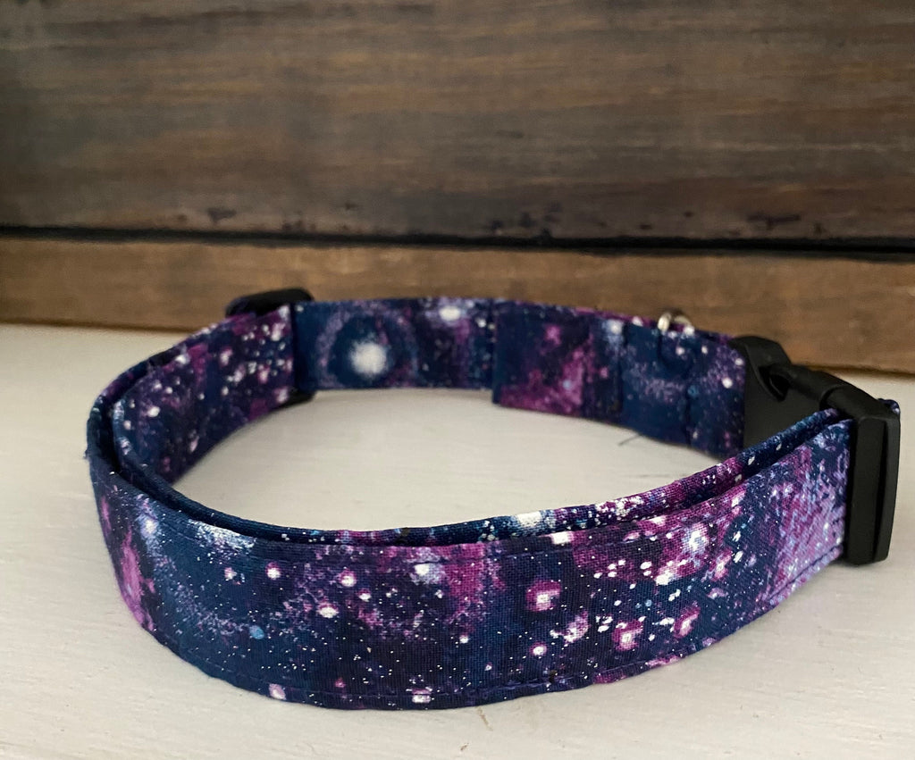 Purple Galaxy Dog Collar