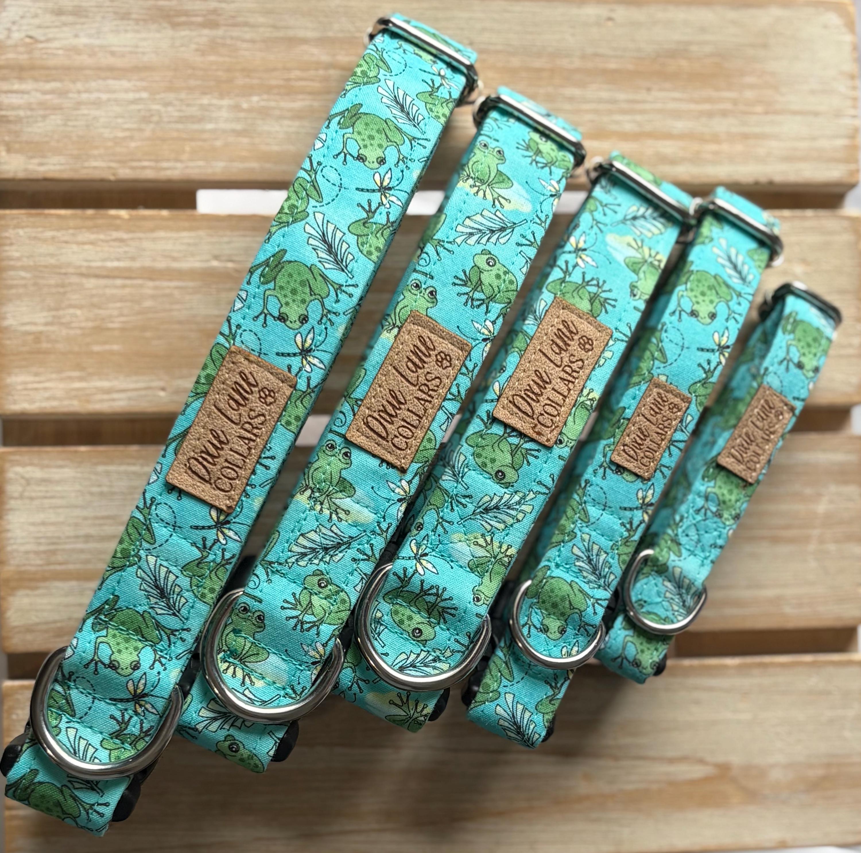 Feeling Froggy Dog Collar