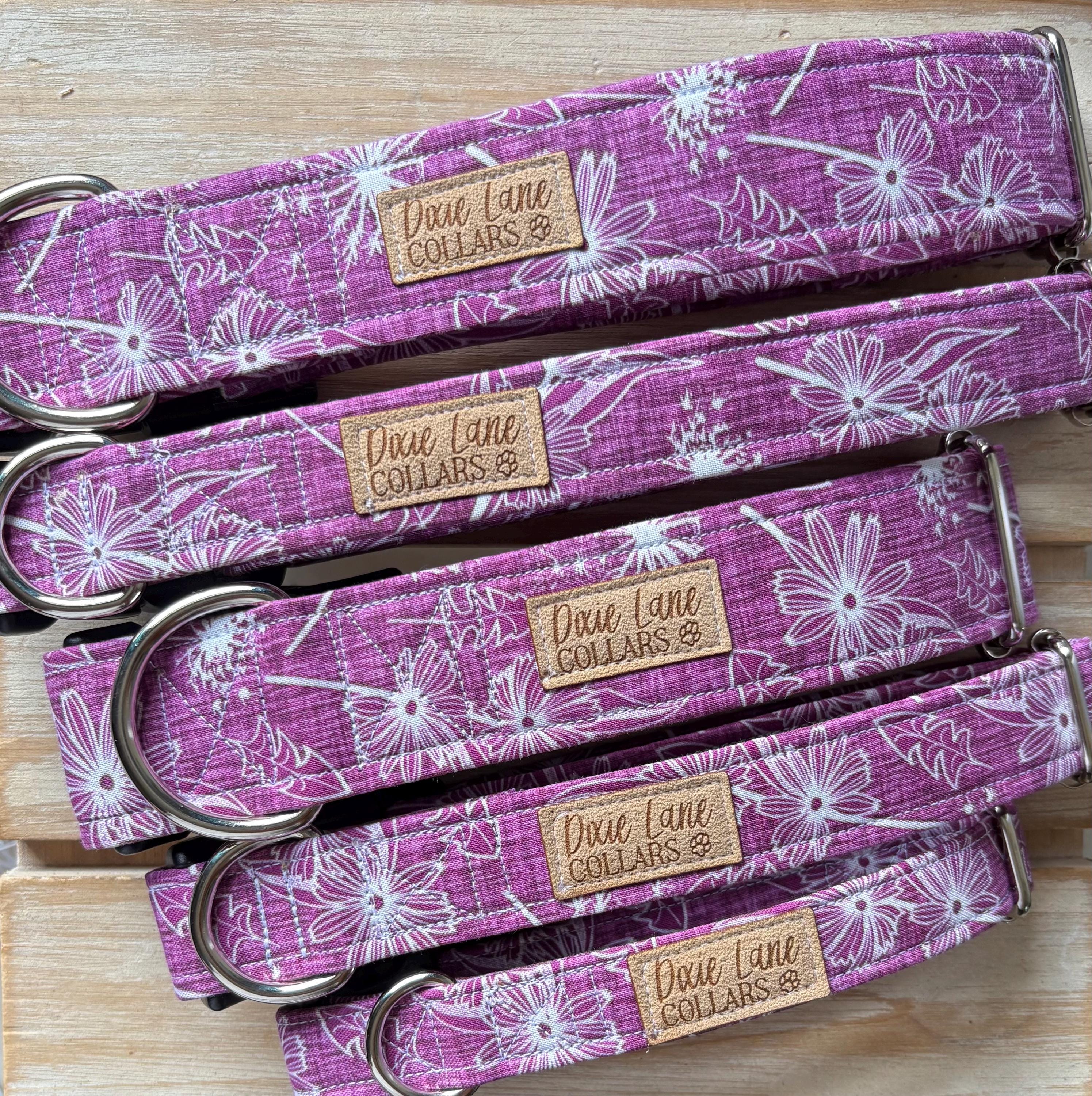 Dandelions Dog Collar