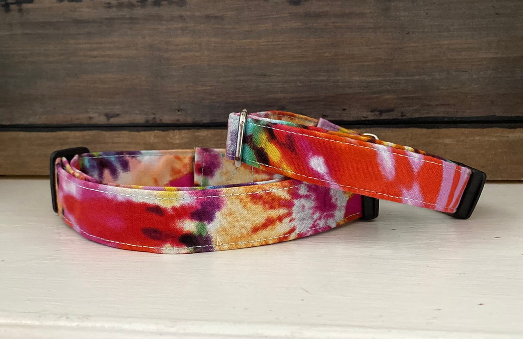 Tie Dye Dog Collar