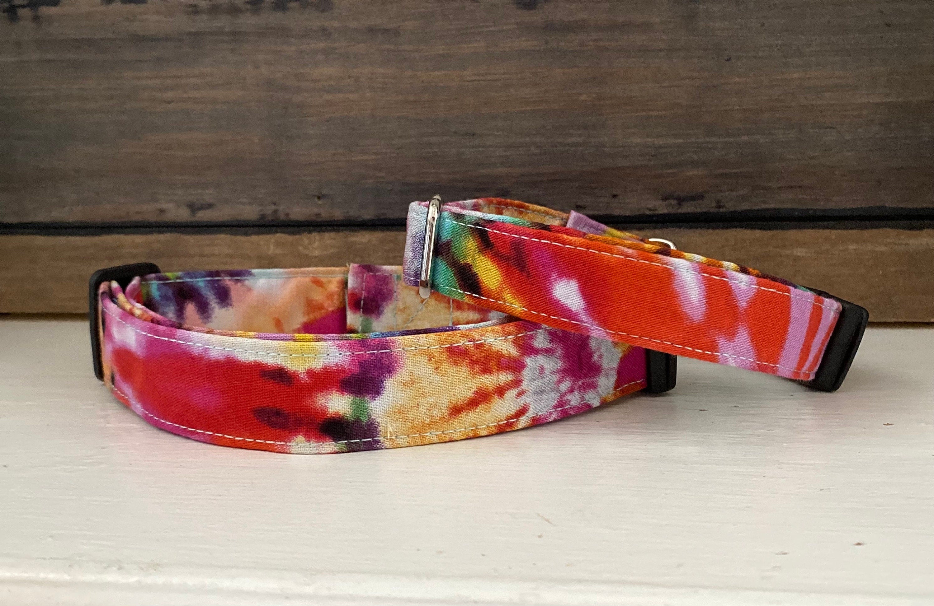 Tie Dye Dog Collar